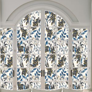 Multicolored Botanical Leaves Rustic Elements (6)