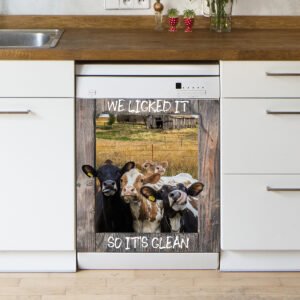Three Spoof Emoji Cows In A Fence (6)